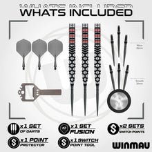 Laden Sie das Bild in den Galerie-Viewer, Winmau Fornax (Tapered) Steeldarts