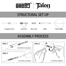 Laden Sie das Bild in den Galerie-Viewer, One80 Talon T1 Steeldarts