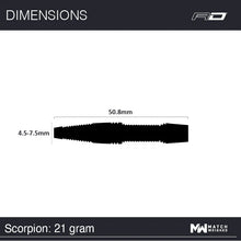 Laden Sie das Bild in den Galerie-Viewer, Red Dragon Scorpions Steeldarts