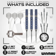 Laden Sie das Bild in den Galerie-Viewer, Winmau Lunaris (Parallel) Steeldarts
