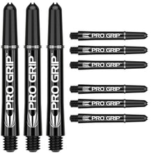 Laden Sie das Bild in den Galerie-Viewer, Target Pro Grip 3 Set Black Shafts
