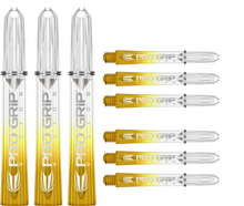 Laden Sie das Bild in den Galerie-Viewer, Target Pro Grip Vision 3 Set Clear/Yellow Shafts
